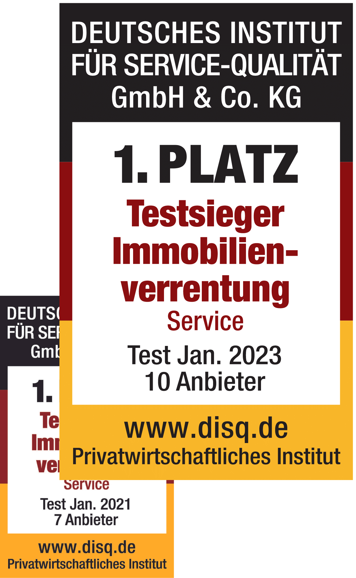 Deutsches Institut für Service Qualität (DISQ) Erneute Zertifizierung